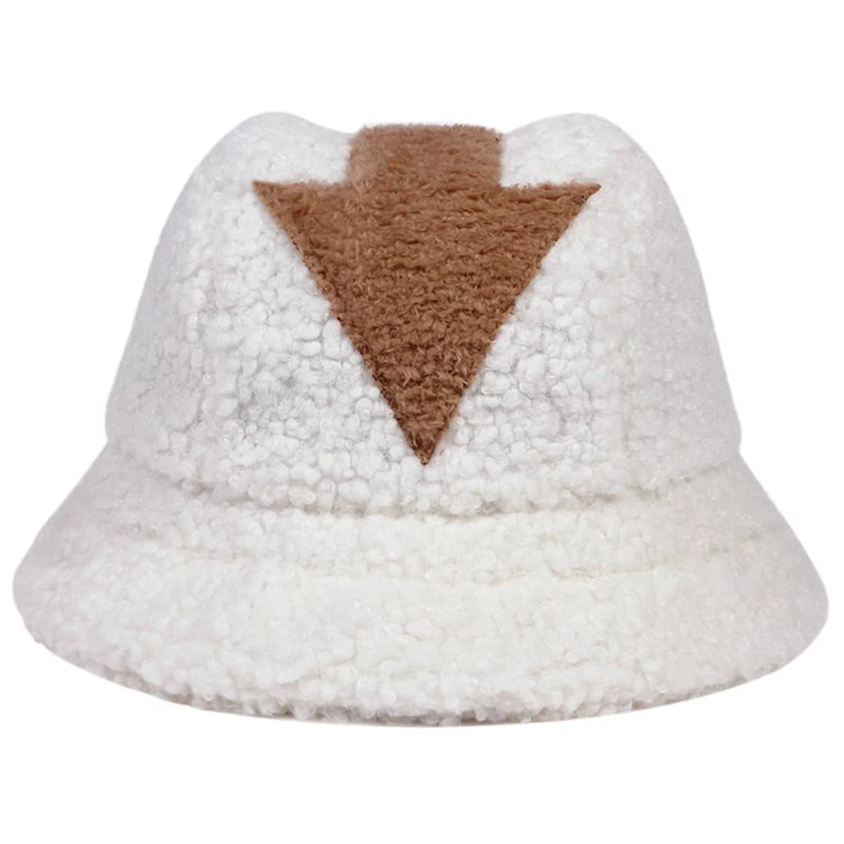 Unisex Bucket Hats im Pfeil-Design aus Lammfell, warme Fischerhüte, lässige Outdoor-Kappen, Sonnenschutzhüte – Detail 3