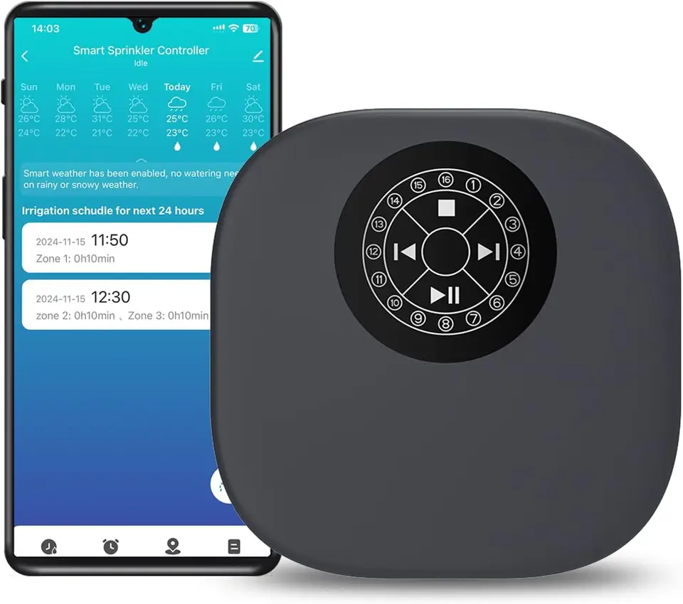 Smart WiFi Sprinkler Controller for Automated Gardening