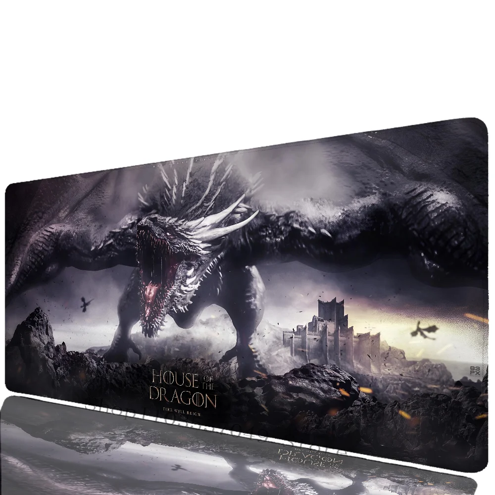 thumbnail image 1 of Alfombrilla de ratón Tv H-house Of The D-dragon, alfombrilla de escritorio, accesorios para juegos, alfombrilla de teclado XXL Prime Gaming, alfombrilla cosida para escritorio, 1 of 5