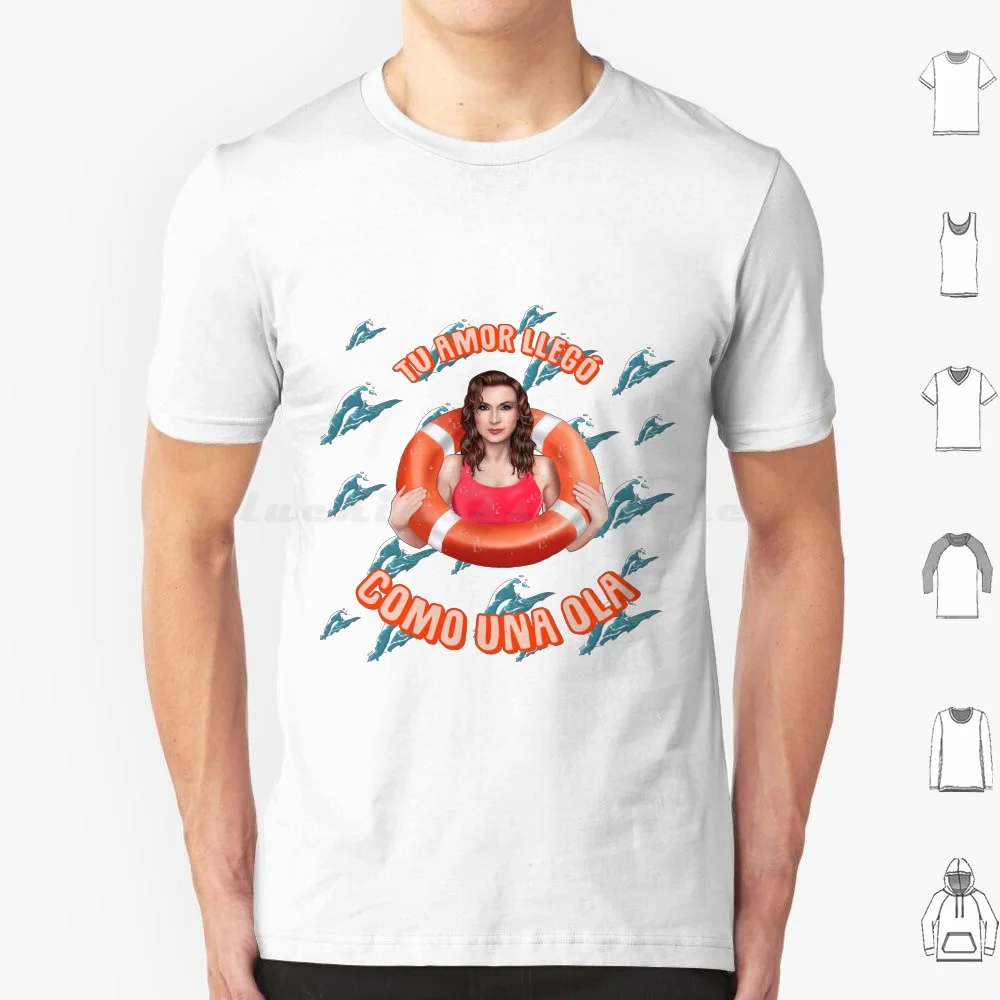 Rocio Jurado Ola T Shirt 6Xl Cotton Cool Tee Rocio Jurado L'Onda Più Grande Come Una Onda Distico Folkloric Diva Pop Spagna