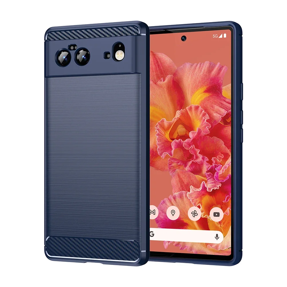 Enhanced Silicone TPU Carbon Cover - Matte Finish Protective Case