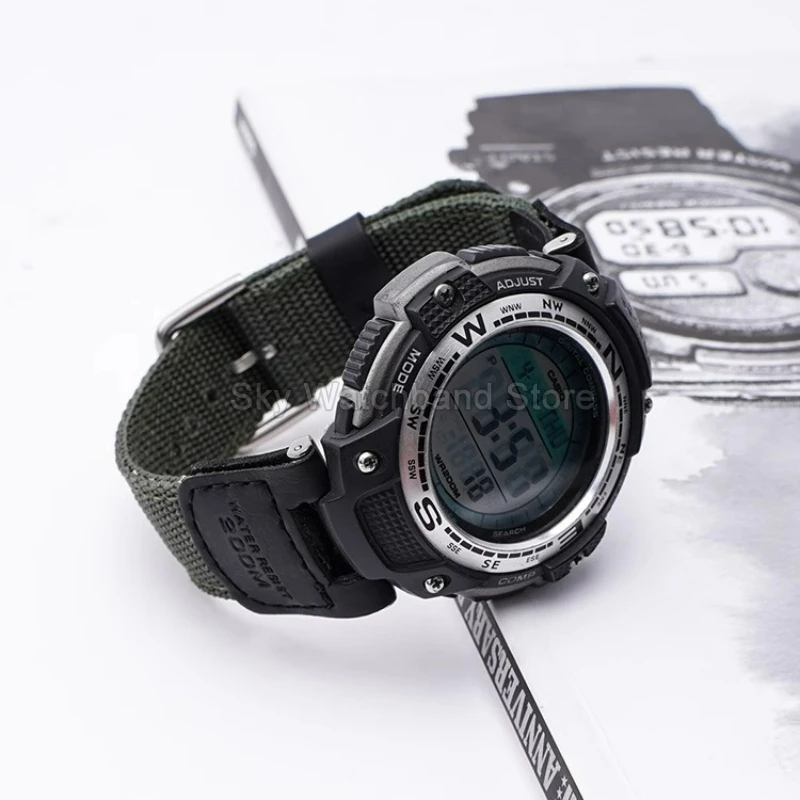 Casio Lightweight Breathable Nylon Watch Band with Concave Interface - Durable