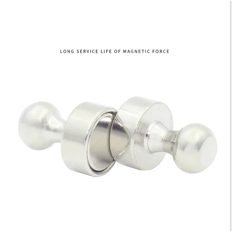 Steel Neodymium Magnet Fishing Button Magnets Super Strong Nail Iman Magnets for Refrigerators Aimant Magnetic Nails Whiteboard