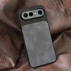 Leather Case with Dull Polish Acrylic Finish - Vivo X300 FE (GRAY)