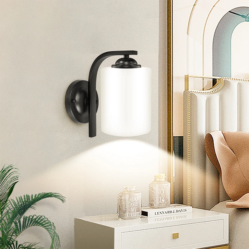 

Wall Lamp Pasta House Lighting E27 Head Wall Lamp Retro Iron Art Nordic Switch Modern Decoration Living Room Bedroom Wall Lamp