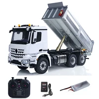 1/14 NEW RC Dumper Truck Toy 3348 RC Truck 6x6 Hydraulic Remote Control Tipper Light Sound Servo 2Speed Battery RC Toys Model 1