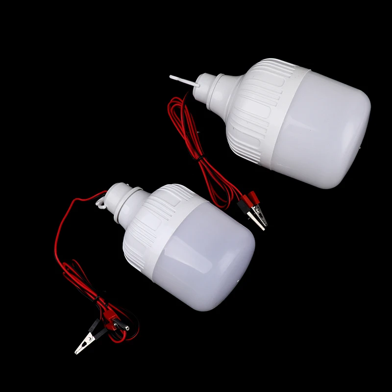 휴대용 LED 전구 야외 캠프 텐트 야간 낚시 걸이식 조명, 비상 콜드 화이트, 12v LED 램프, 3W, 5W, 7W, 9W, 12W, 20W, 30W