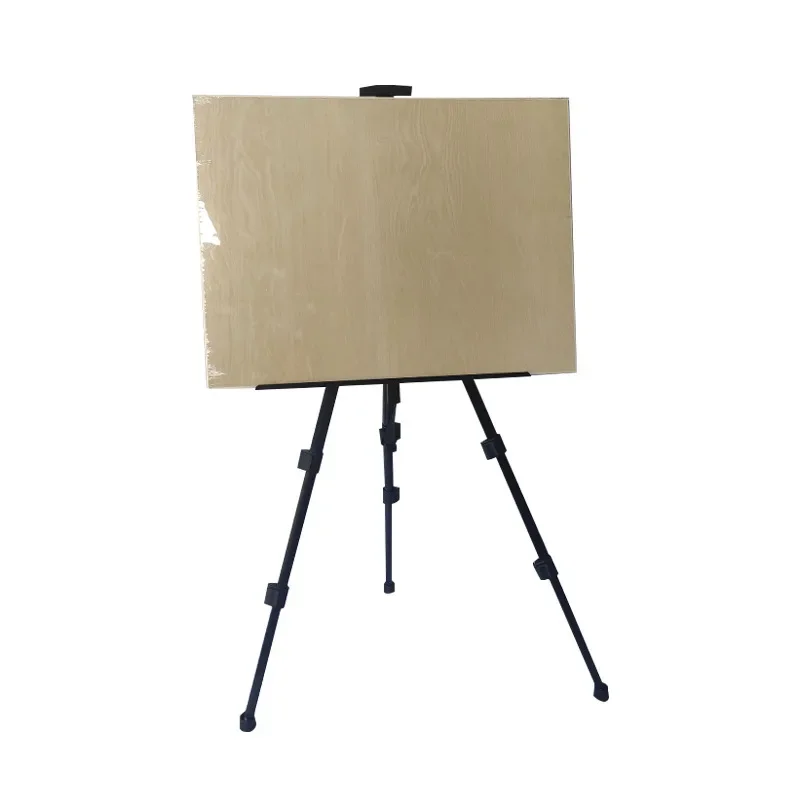 Metal Sketching Easel Iron Triangular Folding Hand Cranked Drawing Board Art And Advertising Exhibition Stand in China