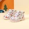 2024 New Autumn Baby Boots For Girls Leather Flower Ankle Boots Rubber Sole Zip Side Fashion Toddler Kids Boots 15-25 4