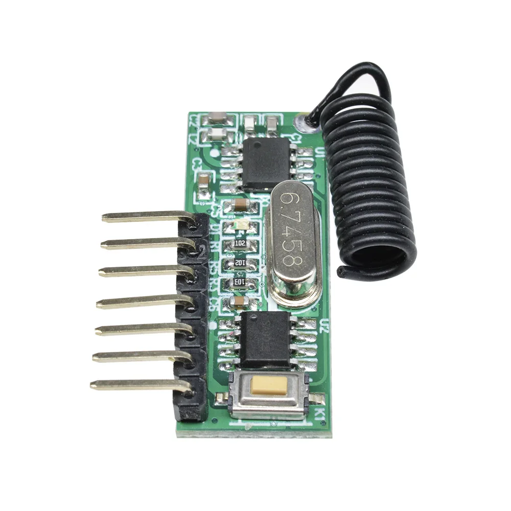 도매 TX118SA-4 433mhz 무선 코딩 송신기 디코딩 수신기 모듈 433Mhz 원격 컨트롤러 DIY 용 4 채널 출력