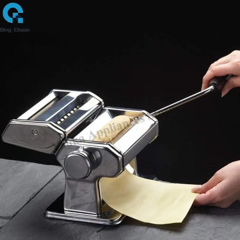 Noodle Maker Machine Pasta Maker Machine Stainless Steel Fresh Pasta for Spaghetti Making Noodle Cutter