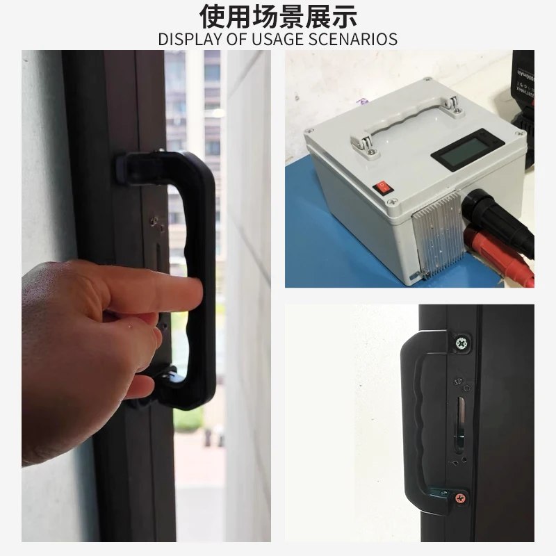 Folding handle aluminum alloy automatic return spring tool box drawer handle industrial case cabinet door handles cabinet handles