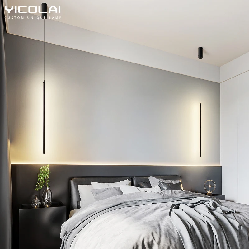 Minimalist Black Aluminum Chandeliers Indoor Lamps For Living Room Wall Decor LED Hanging Lights Bar Bedroom Lighting AC85-260V led chandelier ceiling chandelier led pendant light