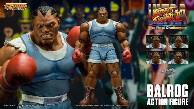 Original In Stock Storm Toys BALROG Boxer Street Fighter II