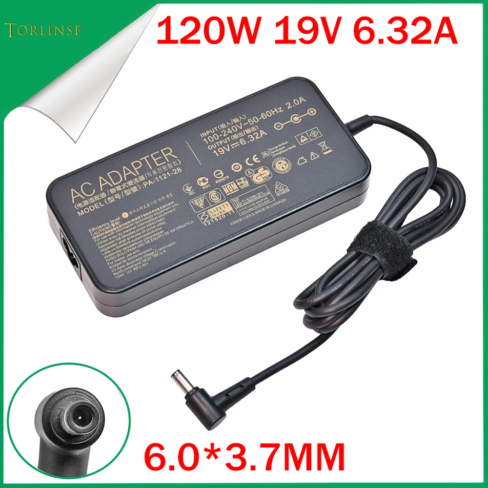 19V 6.32A 120W 6.0*3.7MM 노트북 충전 어댑터 (아수스 TUF 게이밍 ..