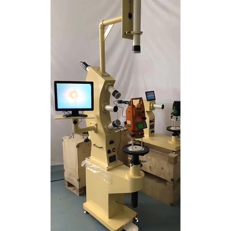 Theodolite Total Station Surveying and Measuring Integral Base Calibration Table
