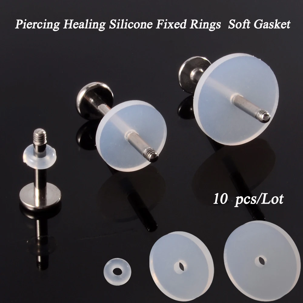 Silicone Healing Discs - Soft Flat Spacers for Piercing Recovery and Support