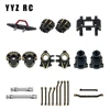 Brass Steering Knuckle and Front Outer Portal Housing 68.7g For Redcat Ascent-18 Rc Car Upgrade Parts Crawler Accessories 1/18 1