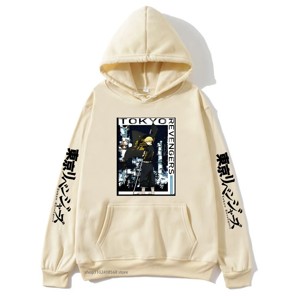 

Tokyo Revengers Hoodie CHIFUYU Manga Graphic Sweatshirt Men Pullover Anime Graphic Tops Male Casual Streetwear Women Y2k Clothes