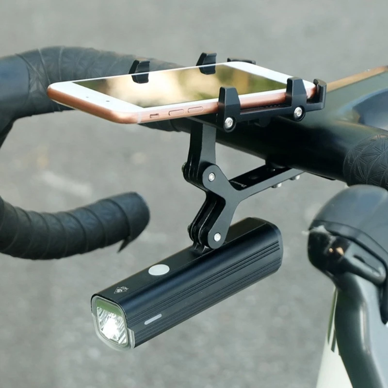 Leichter Rennrad-Lenker aus Aluminiumlegierung mit integrierter Telefonhalterung zur Verbesserung der aerodynamischen Leistung – Detail 9