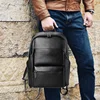 Retro Genuine Leather Men's Backpack Handmade Classic Schoolbag Sports Storage Leisure Backpack Laptop Day Bag Pack Large 5