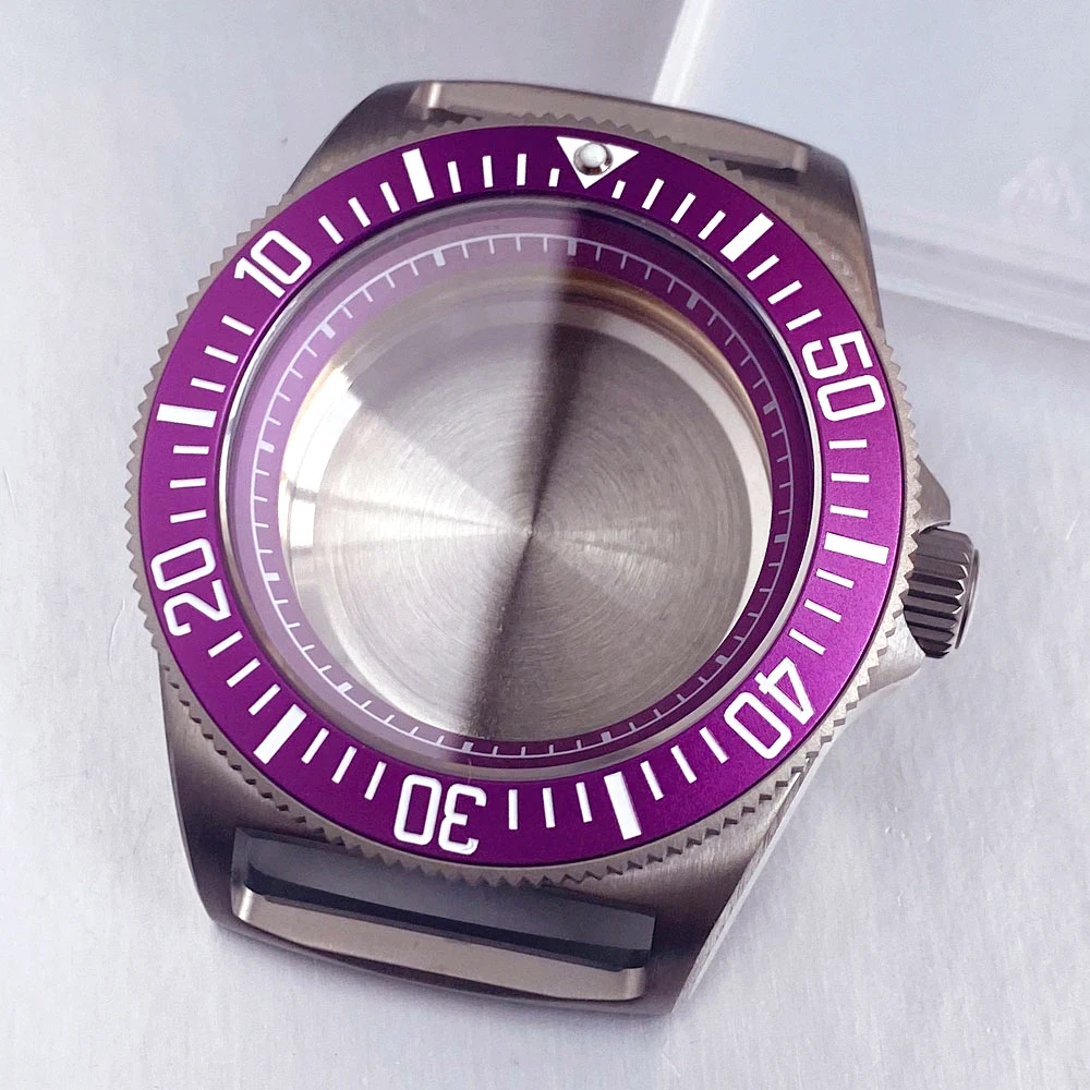 Titanium 42mm FXD 20BAR Sapphire Watch Case with Multicolor Luminous Dial