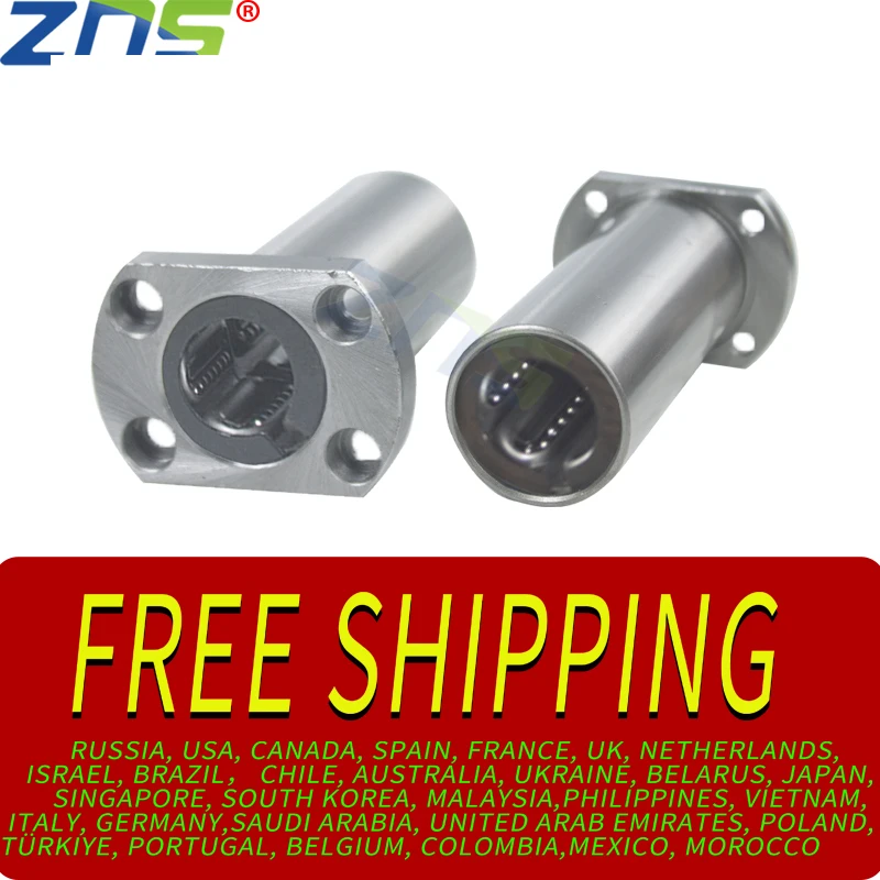 

Free Shipping Steel extended elliptical flange bearing LMH8LGA/LMH10LUU/LMH12LUULMH16LUU/LMH20LUU/LMH25LUU/LMH30LUU