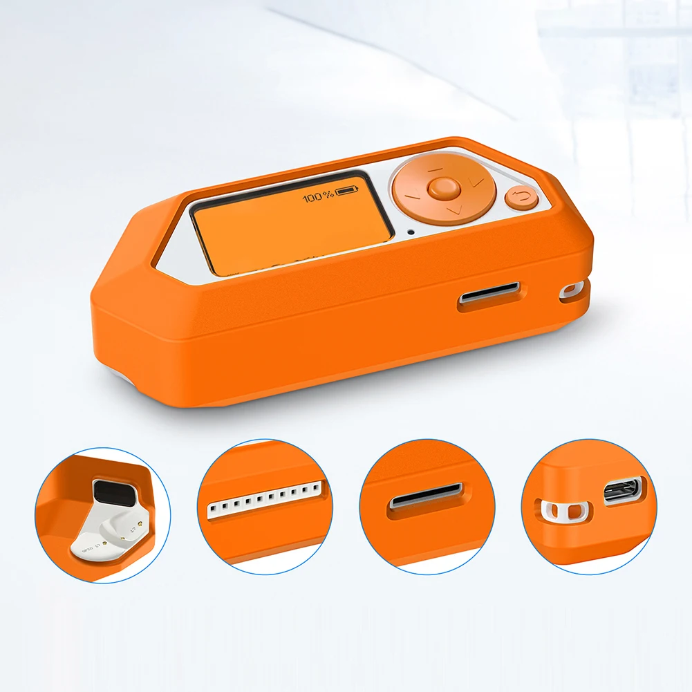 Silicone Case Anti-Drop Shockproof Game Housing Anti Scratch Soft Protection Case Cover for Flipper Zero Game Accessories