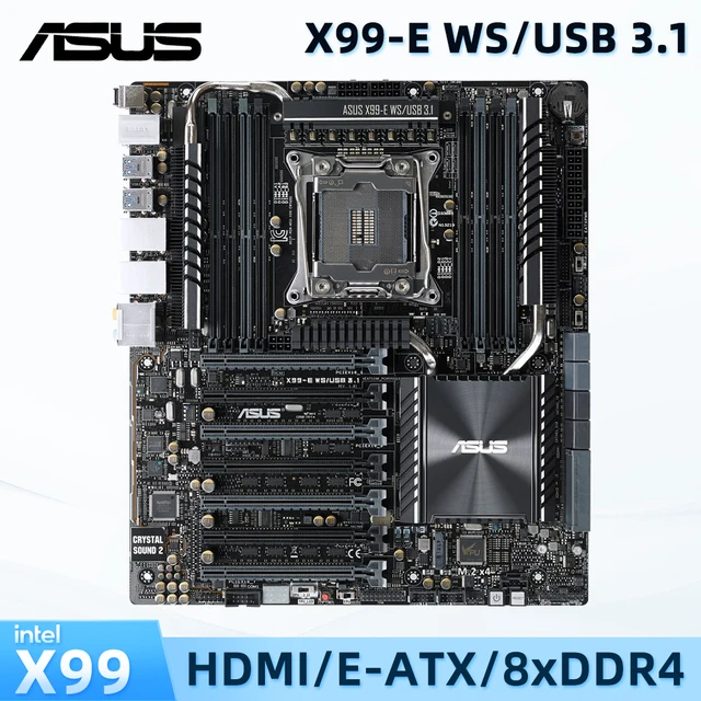 ASUS X99-E WS マザーボード セット 動作品 E5-2630v4 マザーボード 