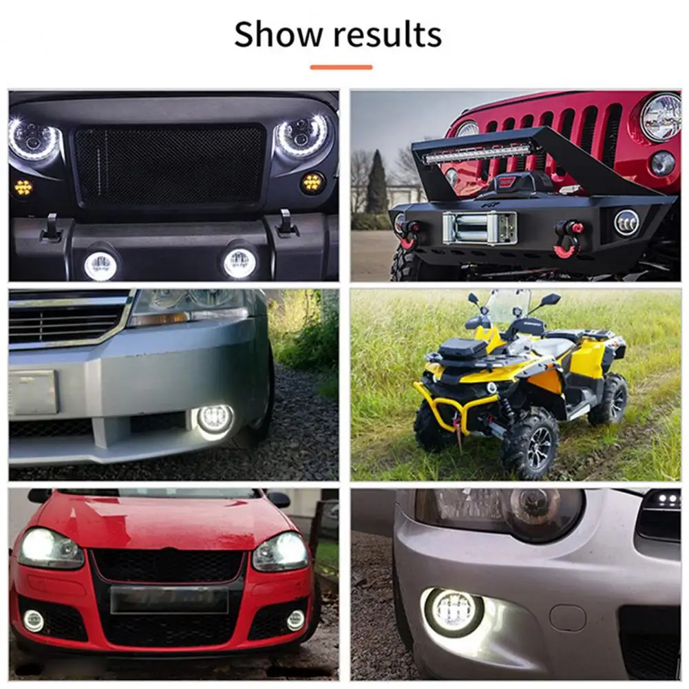 

Фары для автомобилей высокая яркость светодиодные противотуманные фары для Jeep Jk Tj долгий срок службы фитинг Энергосберегающие фары низкая мощность