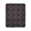 Aesthetic Botanical Whimsicore Forestcore Fleece Sherpa Blanket, Soft Throw for Halloween, Moon Phases Lunar Moth Witchy 2