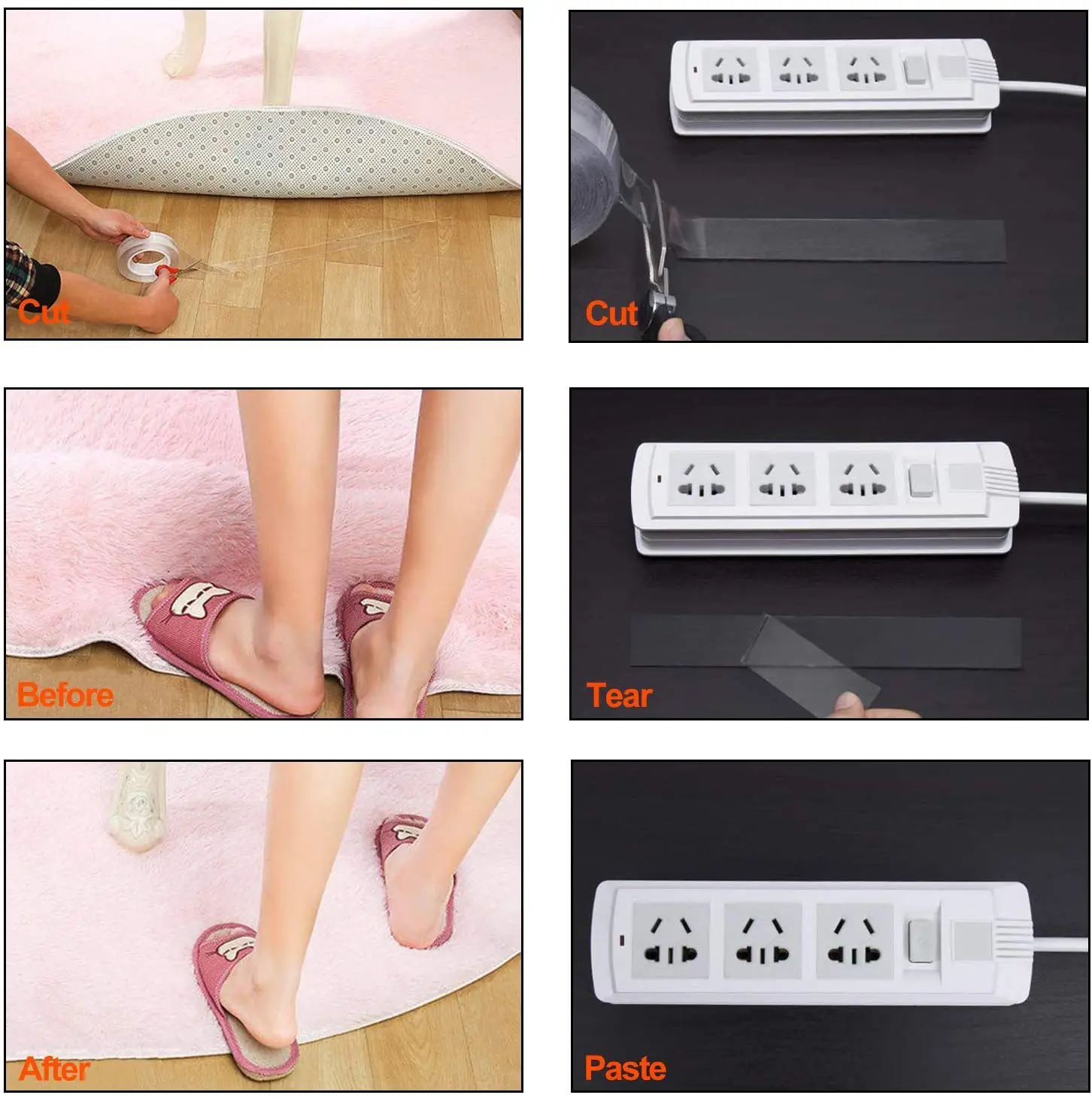 Multipurpose Wall Tape Adhesive Strips Removable Tape Washable Heavy Duty Mounting  Tape Gel Poster Tape for Home Office - AliExpress