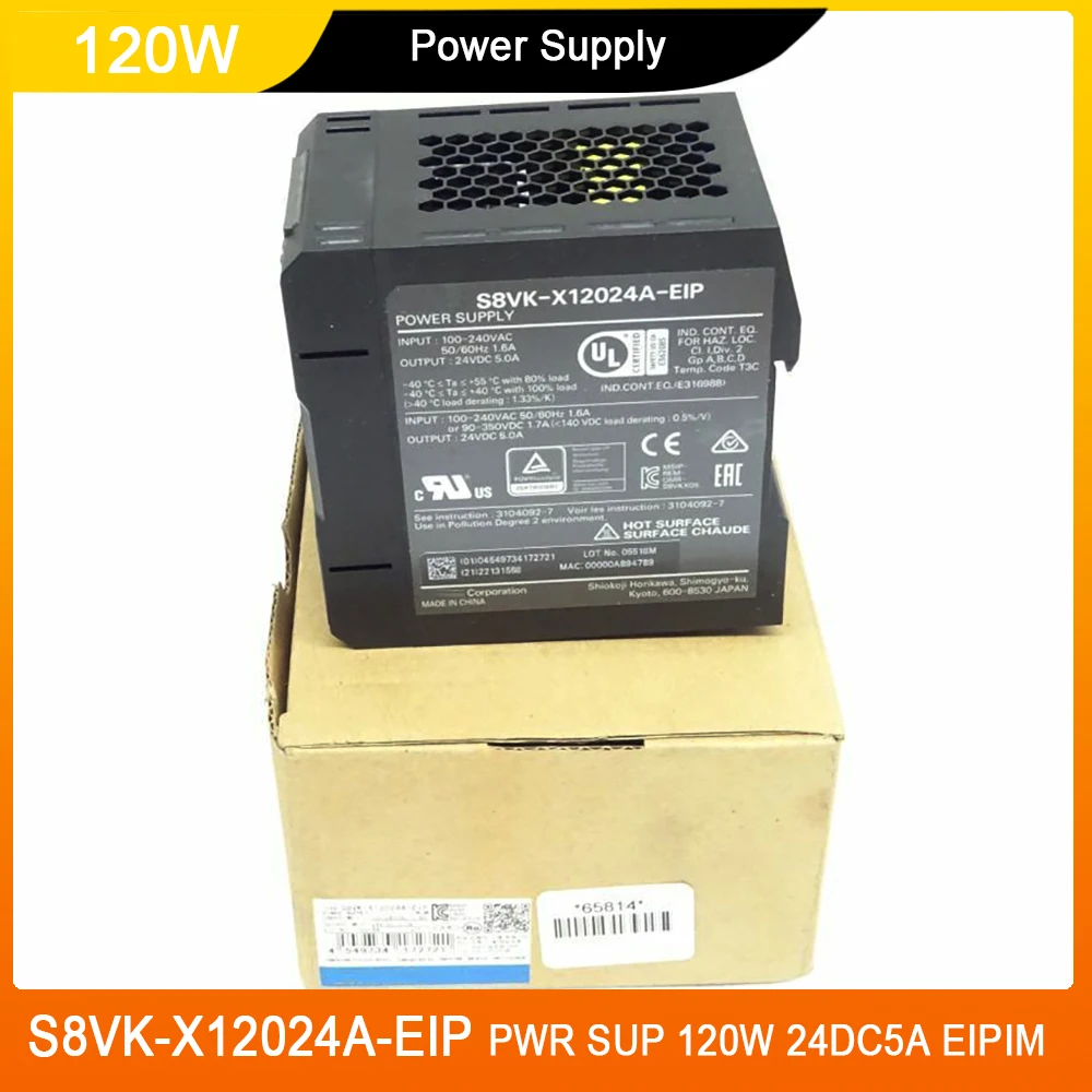 

S8VK-X12024A-EIP PWR SUP 120W 24DC5A EIPIM Switching Power Supply