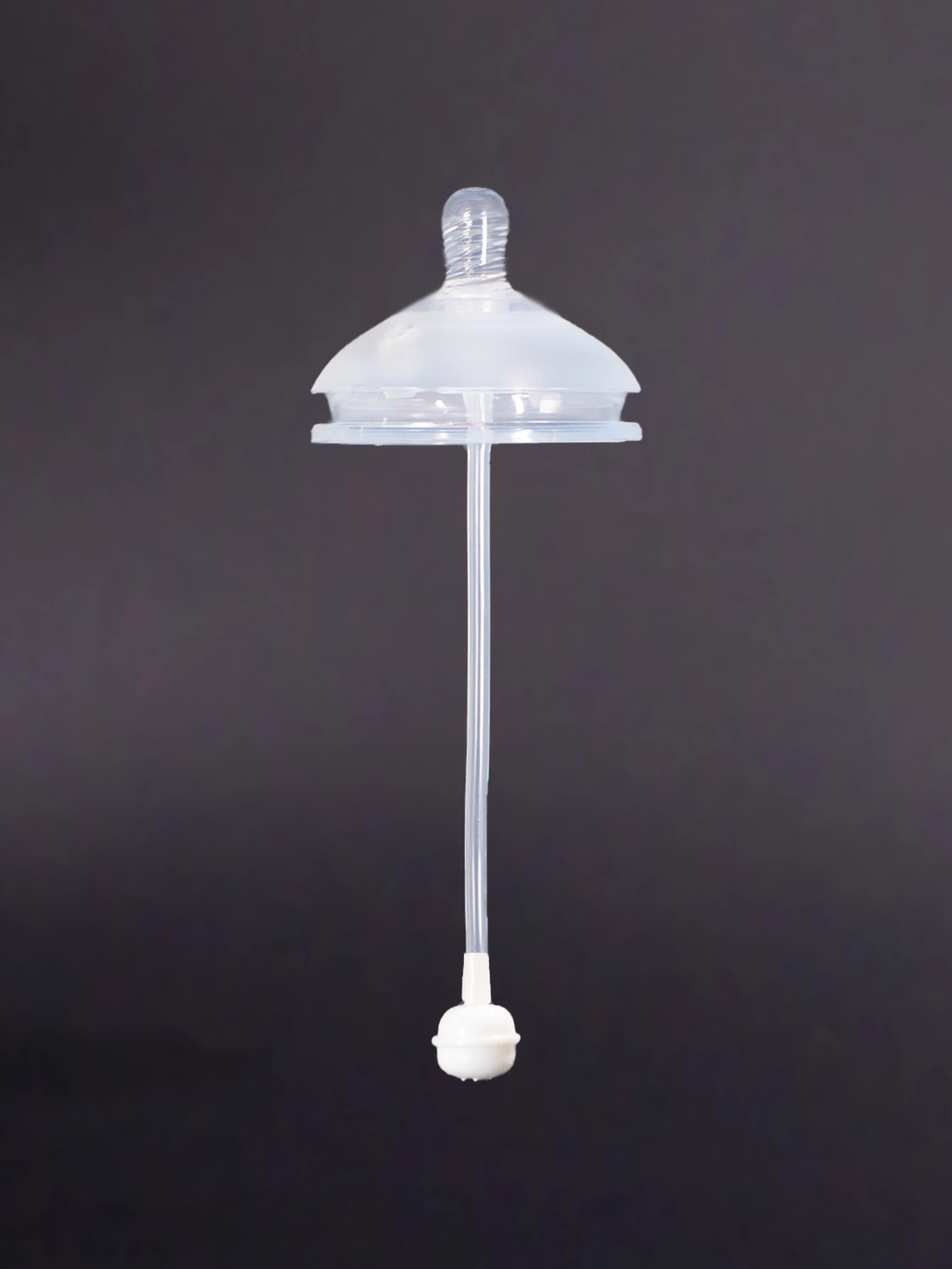 Baby Safe Silicone Round Matte Nipple with Straw Gravity Ball for 7cm Diameter Bottles and Nipple Accessories 2
