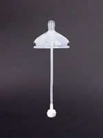 Baby Safe Silicone Round Matte Nipple with Straw Gravity Ball for 7cm Diameter Bottles and Nipple Accessories 2