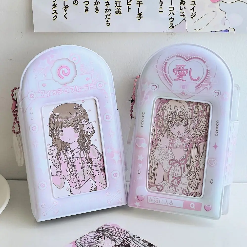 

Альбом с одной сеткой для фотографий, трехдюймовый ажурный мультяшный альбом для фотографий из ПВХ, необычная маленькая карта, альбом для фотографий