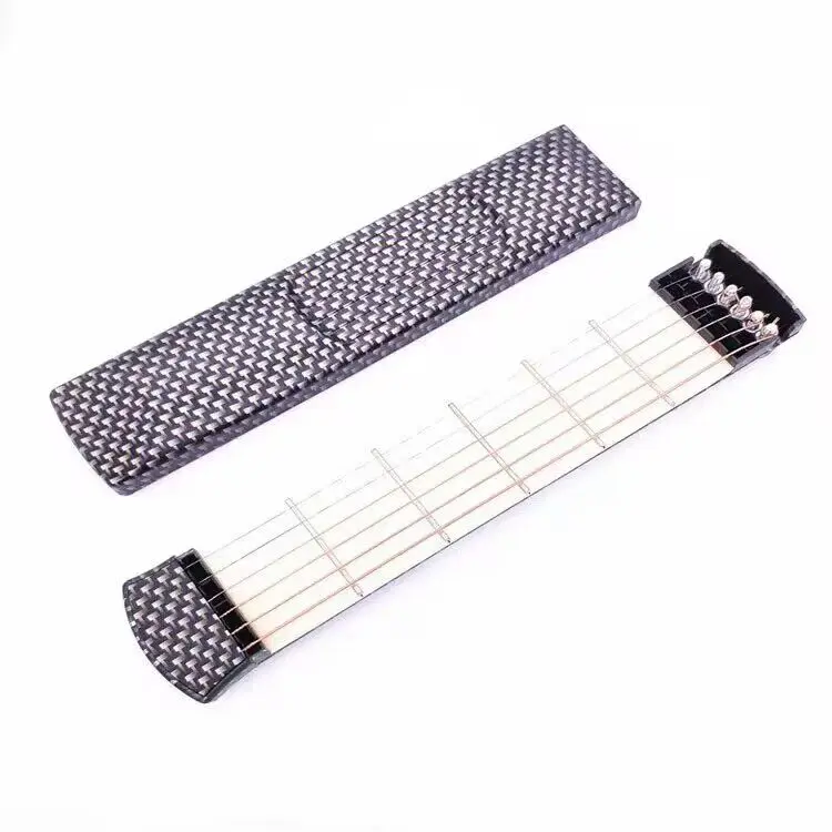 

Black Pocket Guitar 6 Fret 6 Strings Trainer Tool for Left Handed