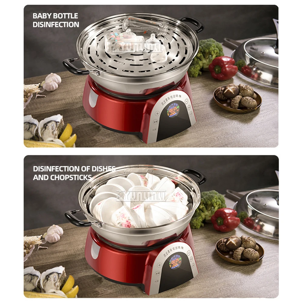 Household Steam Cooker Kitchen Electric Steamer Hot Pot Automatic Steam Pot Cocina Al Vapor