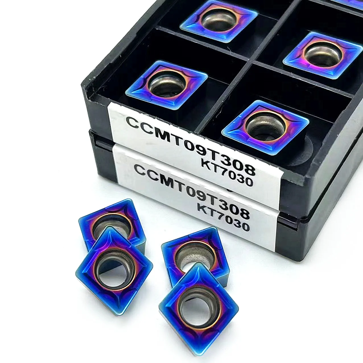 

Original Nano blue tool CCMT09T304 CCMT09T308 KT7030 Internal Turning Tools Carbide insert Lathe cutter Tool turning insert