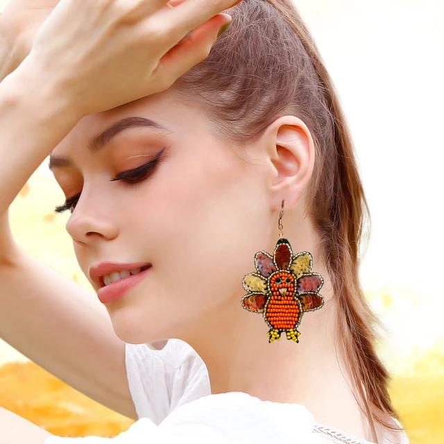 Discover more than 213 beaded turkey earrings best