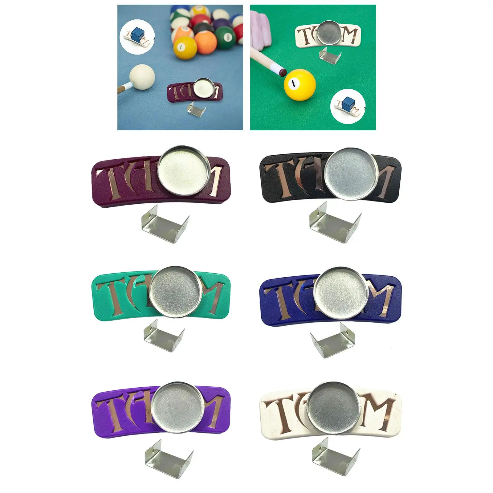 Billiard Accessories Storage Box Magnetic Chalk Holder Billiards Supplies Pocket Round Chalk Box