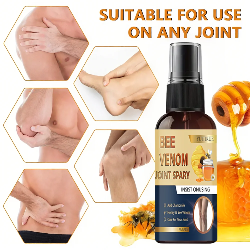 YUITIKUE Bee Venom Joint SprayConsistently use it with added chamomile, honey, and bee venom to care for your joints