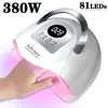 Professional Nail Dryer UV LED Lamp for Nails Gel Polish Dryer Light 81 LEDs Nail Art Accessories Curing Gel Toe Nails 1