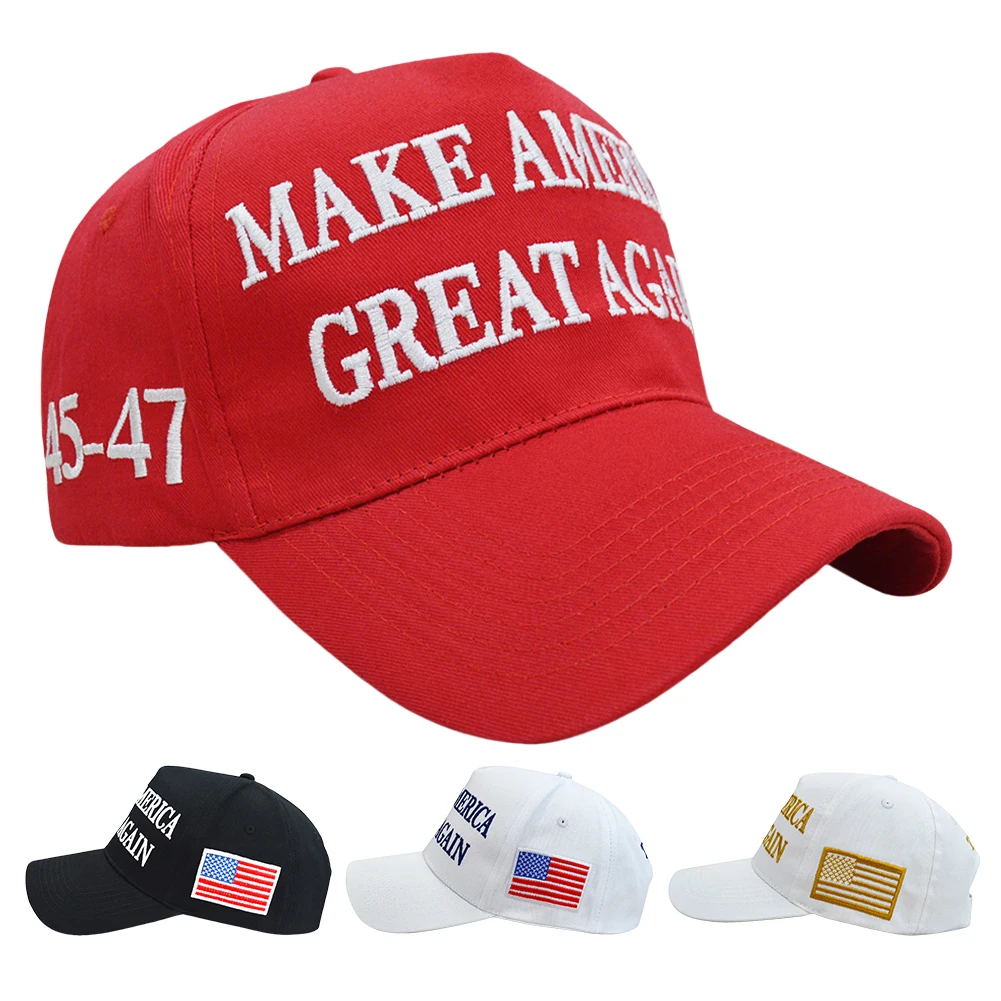 Make America Great Again Slogan USA Flag Hat Dome Make America Great Again Flag Baseball Cap Sunshade MAGA Merchandise 5