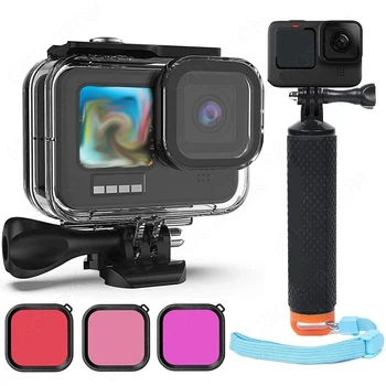 Étui étanche 60M pour GoPro Hero 13 12 11 10 9, couvercle de boîtier de plongée sous-marine pour Go Pro Hero 9 10 11 12 13, accessoires 1