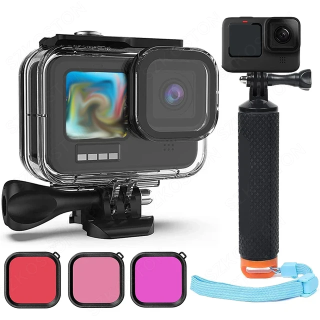 Étui étanche 60M pour GoPro Hero 13 12 11 10 9, couvercle de boîtier de plongée sous-marine pour Go Pro Hero 9 10 11 12 13, accessoires 1