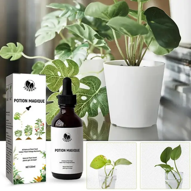 Plant Loliar Mertilizátor 1,01Oz Beltéri Növényi Műtrágya Szerves Folyékony Lendület Lombos Spray A Legtöbb Növény Számára - Image 5