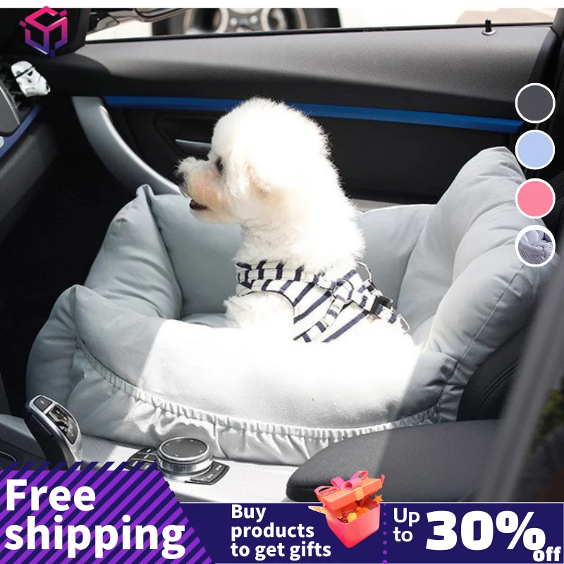 in Pet Dog Carrier Folding Pet Car Seat Pad Safe Carry House