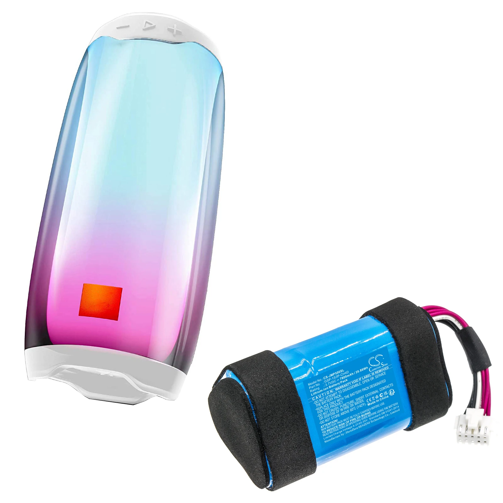 Batteria Cameron Sino 7800Mah Per Jbl Pulse 5 Gsp-1S3P-Ch4D