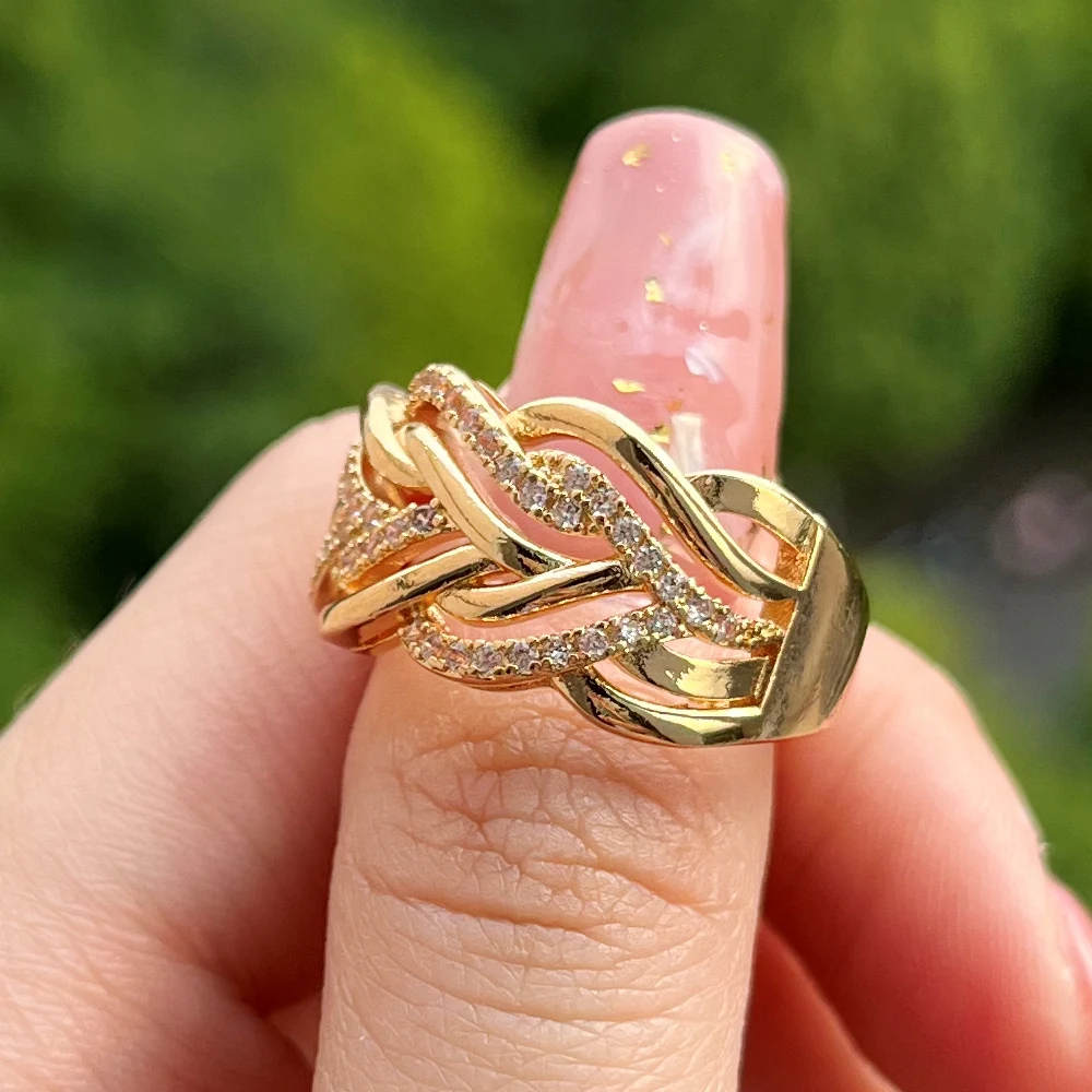 Squiggle Open Ring | Posh Totty Designs